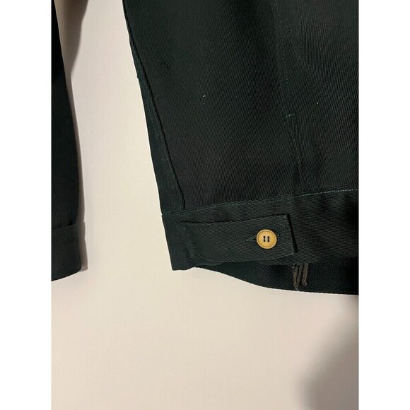 VTG LEE Cheetopa Chevrolet 60s 70s Green Service Jacket Sz 44 - Picture 9 of 9